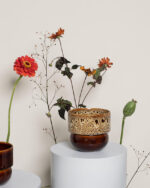 RUNO (Midi) Plant Pot Cover (Honey with Effect) 13,5 cm - Image 3