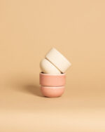 RUNO Set of Plant Pot Covers Size S + S (Beige + Pink) - Image 3