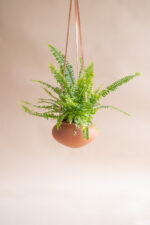 osłonka ceramiczna OVAL na rzemyku (terakota)