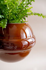 donica wisząca PLANETA na rzemyku (miodowa) - Image 2