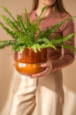 RUNO (large) Plant Pot Cover (Honey) 20 cm