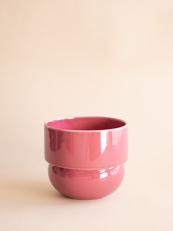 RUNO (large) Plant Pot Cover (Dark Pink) 20 cm