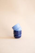 RUNO Set of Plant Pot Covers (Small + Small) – Blue & Cobalt