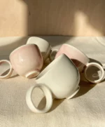 espresso cup with handle (60 ml) beige