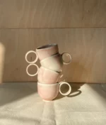 espresso cup with handle (60 ml) pink