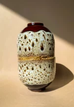 Tea Bowl 7.44 oz (honey-colored with effect) - Image 4