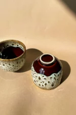 Tea Bowl 7.44 oz (honey-colored with effect) - Image 3