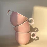 cup with handle 220 ml (light pink) - Image 2