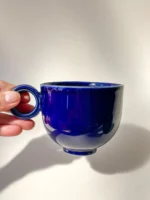 cup with handle 220 ml (cobalt blue) - Image 3