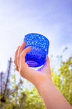 DRINKING GLASSES (set of 2) - cobalt