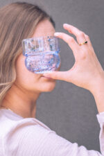 DRINKING GLASSES (set of 2) - cobalt spots - Image 4