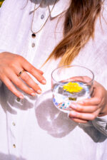 DRINKING GLASSES (set of 2) - blue spots - Image 4