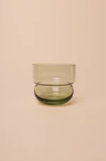 DRINKING GLASSES (set of 2) - grayish green