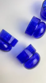 DRINKING GLASSES (set of 2) - cobalt - Image 6