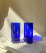 DRINKING GLASSES SLIM (2 pieces, 7.4 oz) cobalt