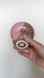 Tricolor Tea Bowl (pink panther) - Image 5