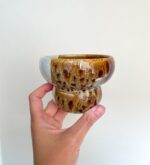 Tricolor Tea Bowl (cheetah)