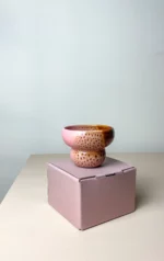Tricolor Tea Bowl (pink panther) - Image 13
