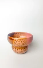 Tricolor Tea Bowl (pink panther) - Image 4