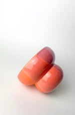 Tricolor Tea Bowl (orange) - Image 6