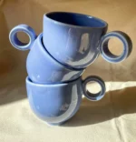 cup with handle 220 ml (blue) - Image 3