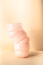 DRINKING GLASSES (set of 2) - pearl pink