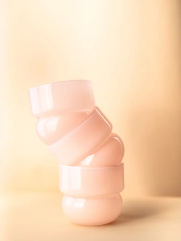 DRINKING GLASSES (set of 2) - pearl pink