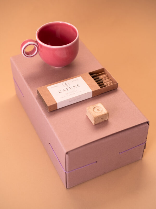 GIFT BOX (classic cup/bowl + natural incense + incense holder)
