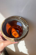 Tea Bowl Large (honey-colored with effect) - Image 2