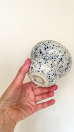 Tea Bowl Large (cobalt blue splashes) - Image 2
