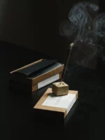 GIFT BOX (tricolor bowl + natural incense + incense holder) - Image 2