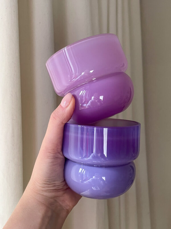 szklanki wrocław fioletowe wrzosowe